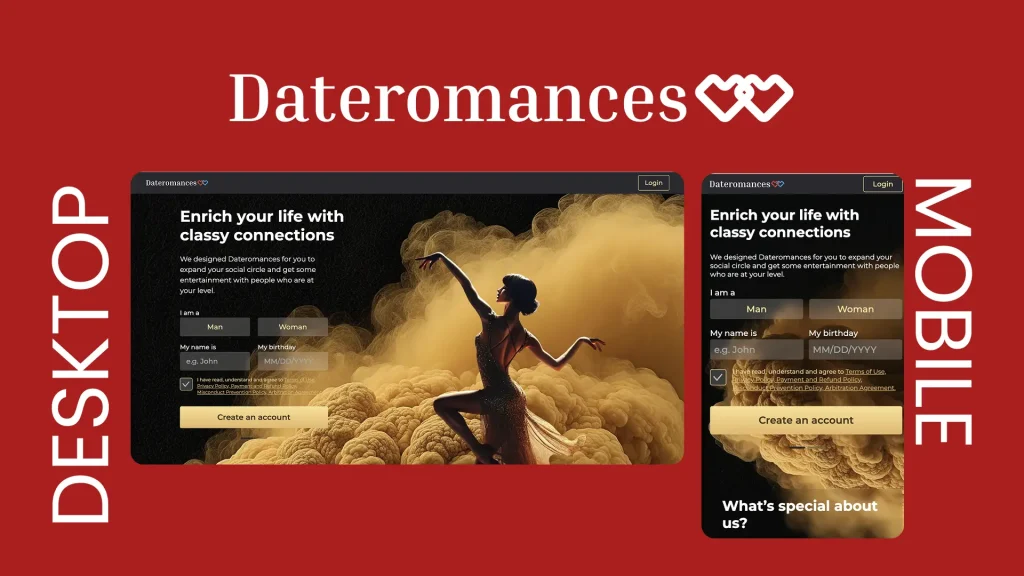 Dateromances Features And Pricing